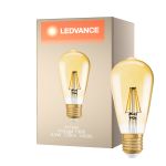 Ledvance Vintage 1906 LED E27 Pear Clear 6.5W 725lm - 824 Extra Warm White | Dimmable - Replaces 55W