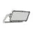 Ledvance LED Floodlight Max Radial 25 Aluminium Grey 600W 92300lm 25D - 740 Cool White | IP66 - Symmetrical