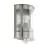 Eglo Wall Light Tribano Steel Stainless Steel | IP44 - Suitable for 1x E27 - Motion and Light Sensor
