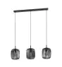 Eglo Pendant Romazzina Steel Black | IP20 - Suitable for 3x E27 