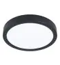Eglo Ceiling Light Bathroom Fueva 6 Plastic Black 11.5W 1550lm - 827-840-865 CCT