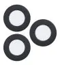 Multipack 3x Eglo Recessed Spot Fueva 6 Plastic Black 11.1W 1350lm - 827-840-865 CCT