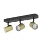 Eglo Ceiling Light Consuma 1 Steel Black | IP44 - Suitable for 3x GU10 